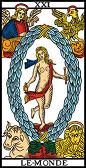 tarot numerologie 22 monde the world