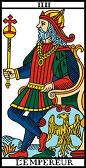 tarot numerologie 4 empereur emperor