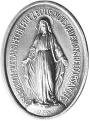 medaille de la vierge